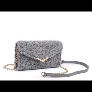 Urban Expressions Gray Crossbody Bag NWT